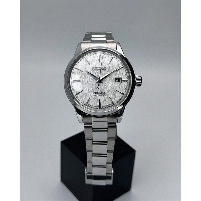 Custom Seiko Mod • Snowflake Presage • 40.5mm